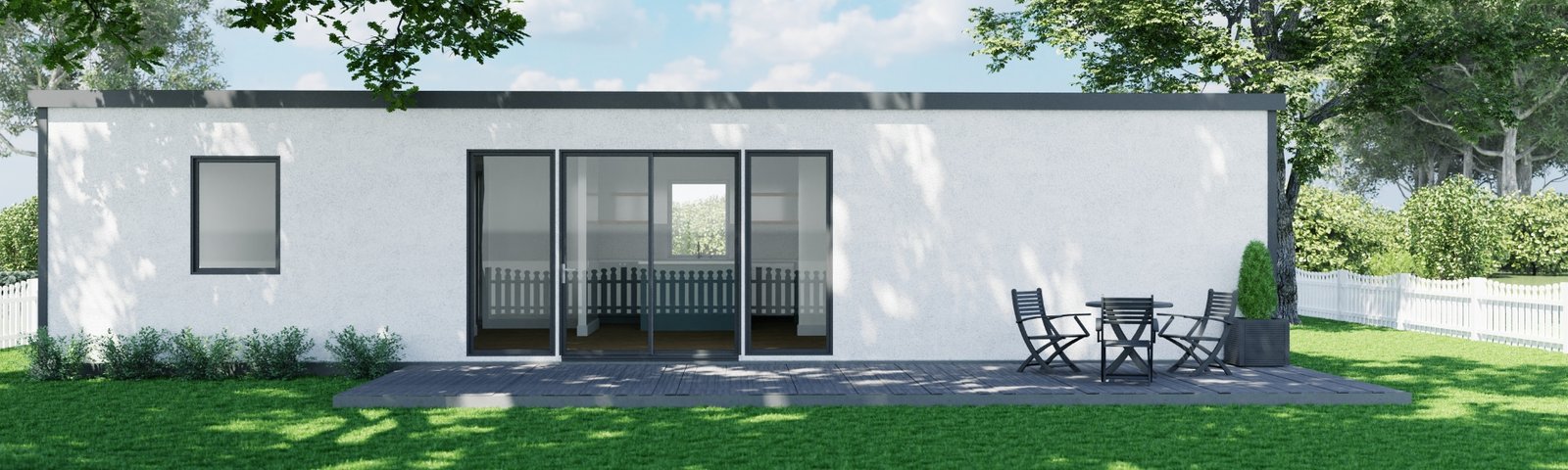 Verschiedene Modulhaus-Typen und Designs im Vergleich